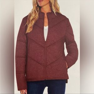 Three Dots Quilted Knit Jacket